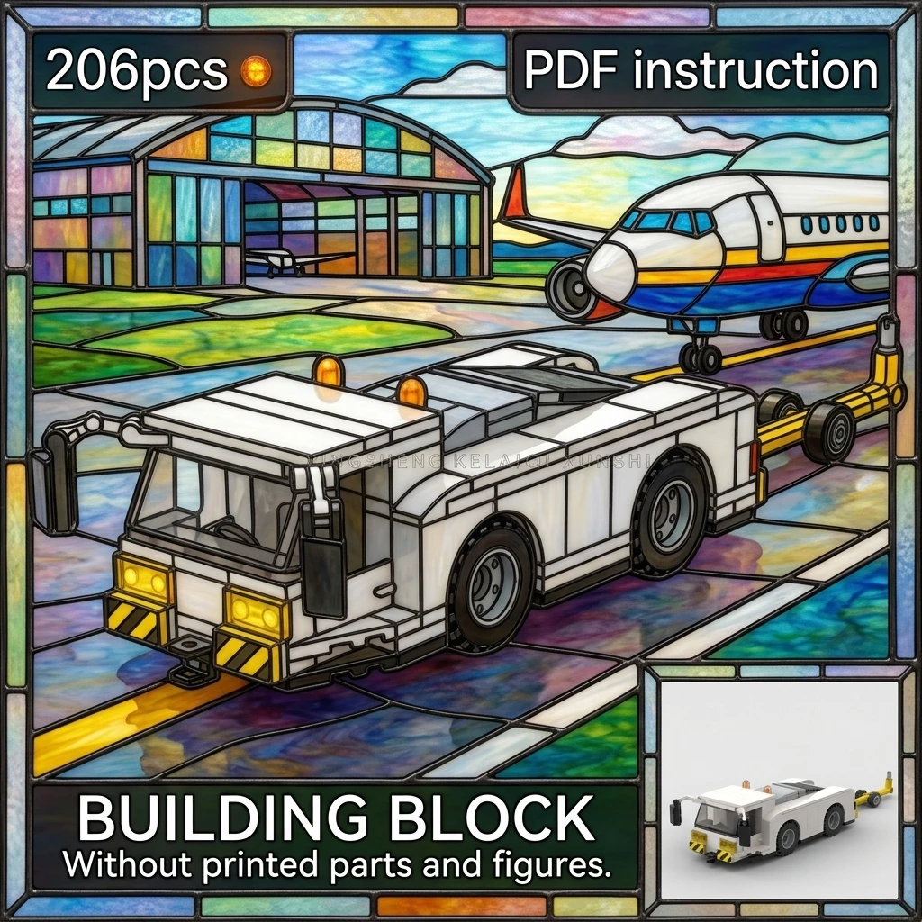 Aircraft Tug Car MOC Airport Pushback Tractor Building Blocks Ground Support Equipment Diorama Display Adult Brick Set 206PCS
Aircraft Tug Car MOC Airport Pushback Tractor Building Blocks Ground Support Equipment Diorama Display Adult Brick Set 206PCS