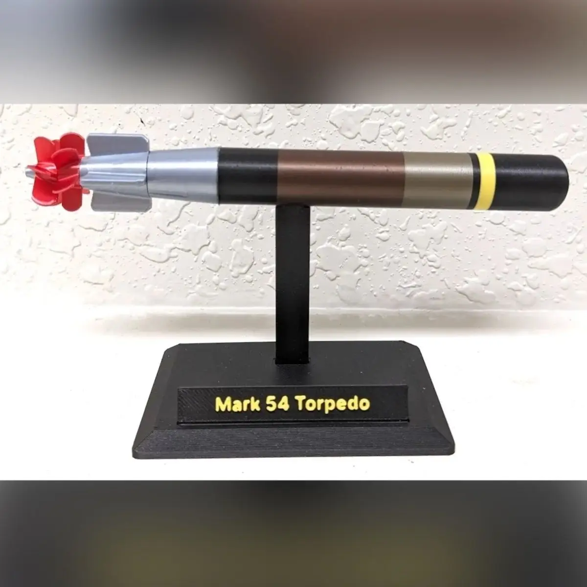 3D Printed MK54 Torpedo 1:12 Scale Model Military Collectible War Fan Gift
3D Printed MK54 Torpedo 1:12 Scale Model Military Collectible War Fan Gift