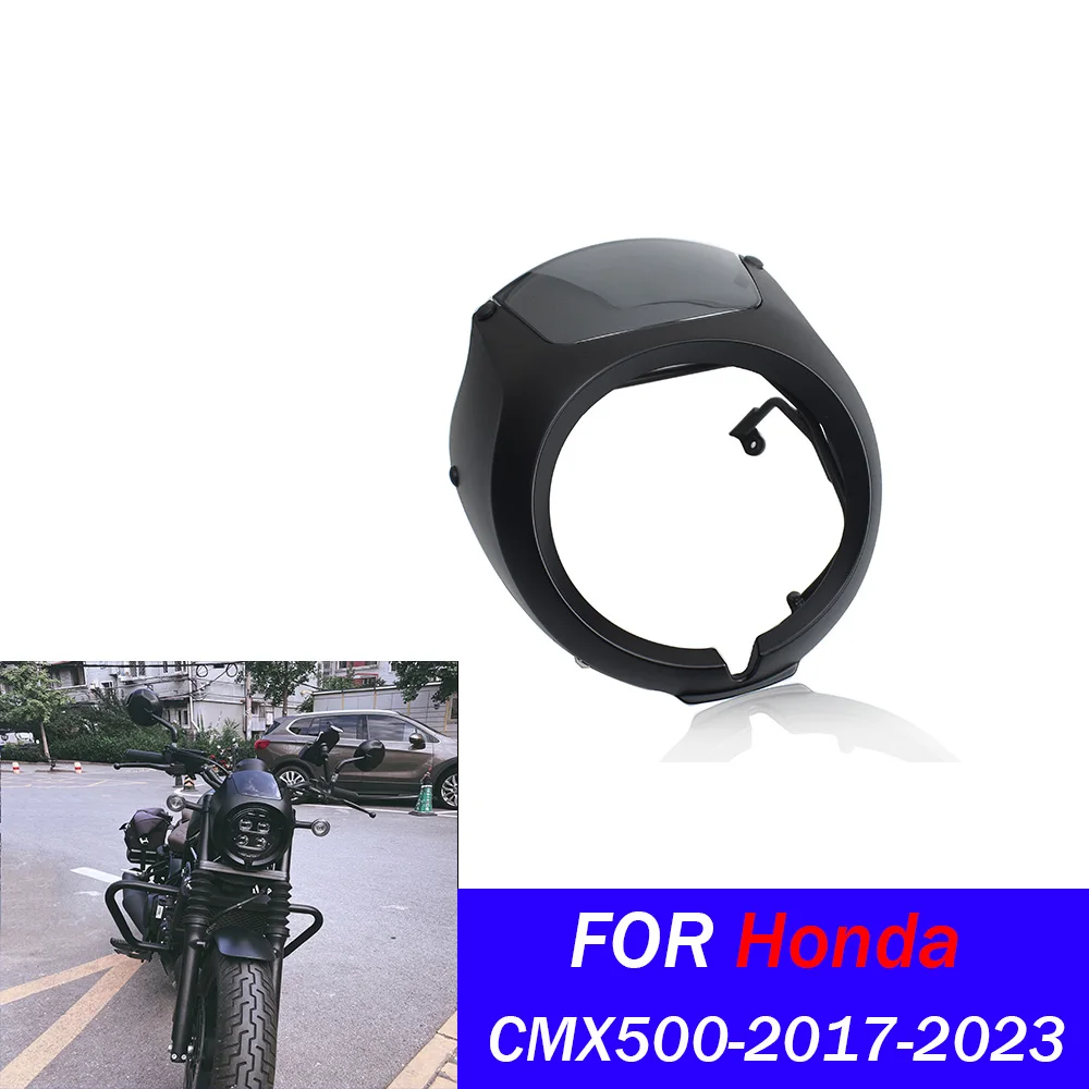 For Honda Rebel CMX 300 500 2020-2024 2023 Headlight Fairing Cowl Mask Motorcycle Front Windscreen Cover Protector Accessory
For Honda Rebel CMX 300 500 2020-2024 2023 Headlight Fairing Cowl Mask Motorcycle Front Windscreen Cover Protector Accessory