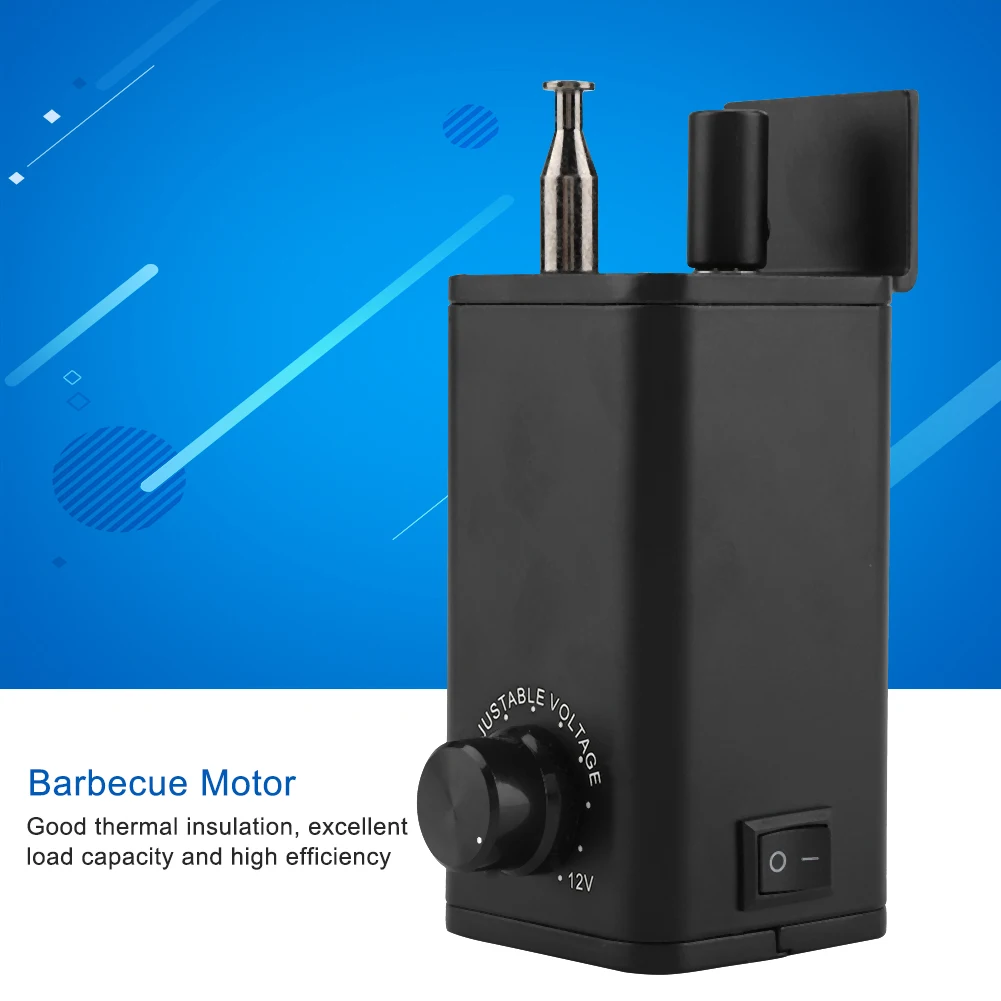 BBQ Roast Rotisserie Grill Motor Rotator DC 3-12v Output Adjustable Barbecue Tool
BBQ Roast Rotisserie Grill Motor Rotator DC 3-12v Output Adjustable Barbecue Tool