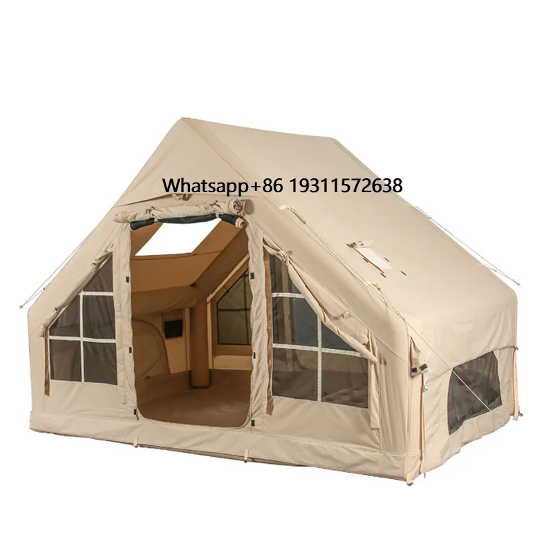 4 Season Waterproof Windproof Blow up House Easy Setup Outdoor Camping Inflatable Tent with Oxford Cloth and Inflatable Pump
4 Season Waterproof Windproof Blow up House Easy Setup Outdoor Camping Inflatable Tent with Oxford Cloth and Inflatable Pump