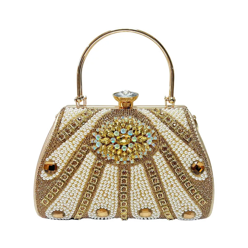 New Evening Bags Rhinestones Beading Party Cocktail Prom Clutch Bags Pearl Diamonds Glitter Elegant Small Bucket Box Handbag
New Evening Bags Rhinestones Beading Party Cocktail Prom Clutch Bags Pearl Diamonds Glitter Elegant Small Bucket Box Handbag