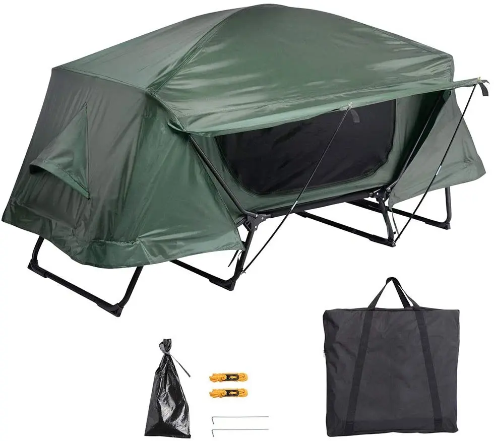 Single 1 Person Portable off Ground Popup Camping Sleeping Folding Outdoor Bed Tent
Single 1 Person Portable off Ground Popup Camping Sleeping Folding Outdoor Bed Tent