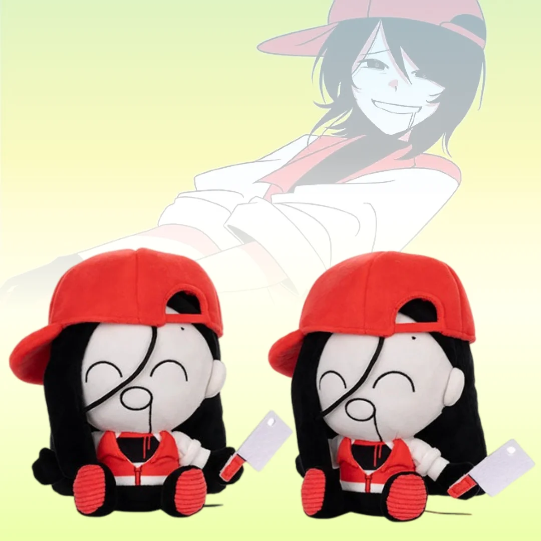20CM Black Hair Plush Doll Red Cap And Jacket Soft Stuffed Toy Girl With Knife Unique Anime Style Character For Fans Gift Decor
20CM Black Hair Plush Doll Red Cap And Jacket Soft Stuffed Toy Girl With Knife Unique Anime Style Character For Fans Gift Decor