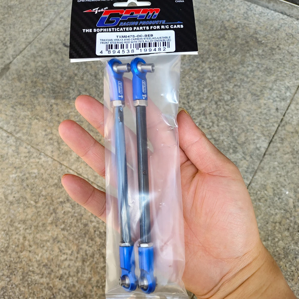 GPM Metal Aluminium Front Steering Tie Rod 7748 for Traxxas 1/6 FUNCO PRO 1/5 X-MAXX Ultimate X-Monster 8S Monster Truck RC Car
GPM Metal Aluminium Front Steering Tie Rod 7748 for Traxxas 1/6 FUNCO PRO 1/5 X-MAXX Ultimate X-Monster 8S Monster Truck RC Car