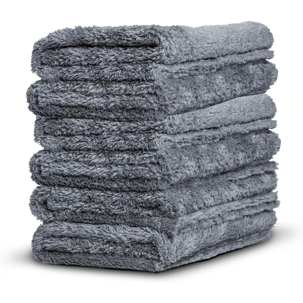 Borderless Grey Microfiber Towels 6 Pack Ultra Soft 480gsm for Car Wash Home Cleaning Pet Drying
Borderless Grey Microfiber Towels 6 Pack Ultra Soft 480gsm for Car Wash Home Cleaning Pet Drying