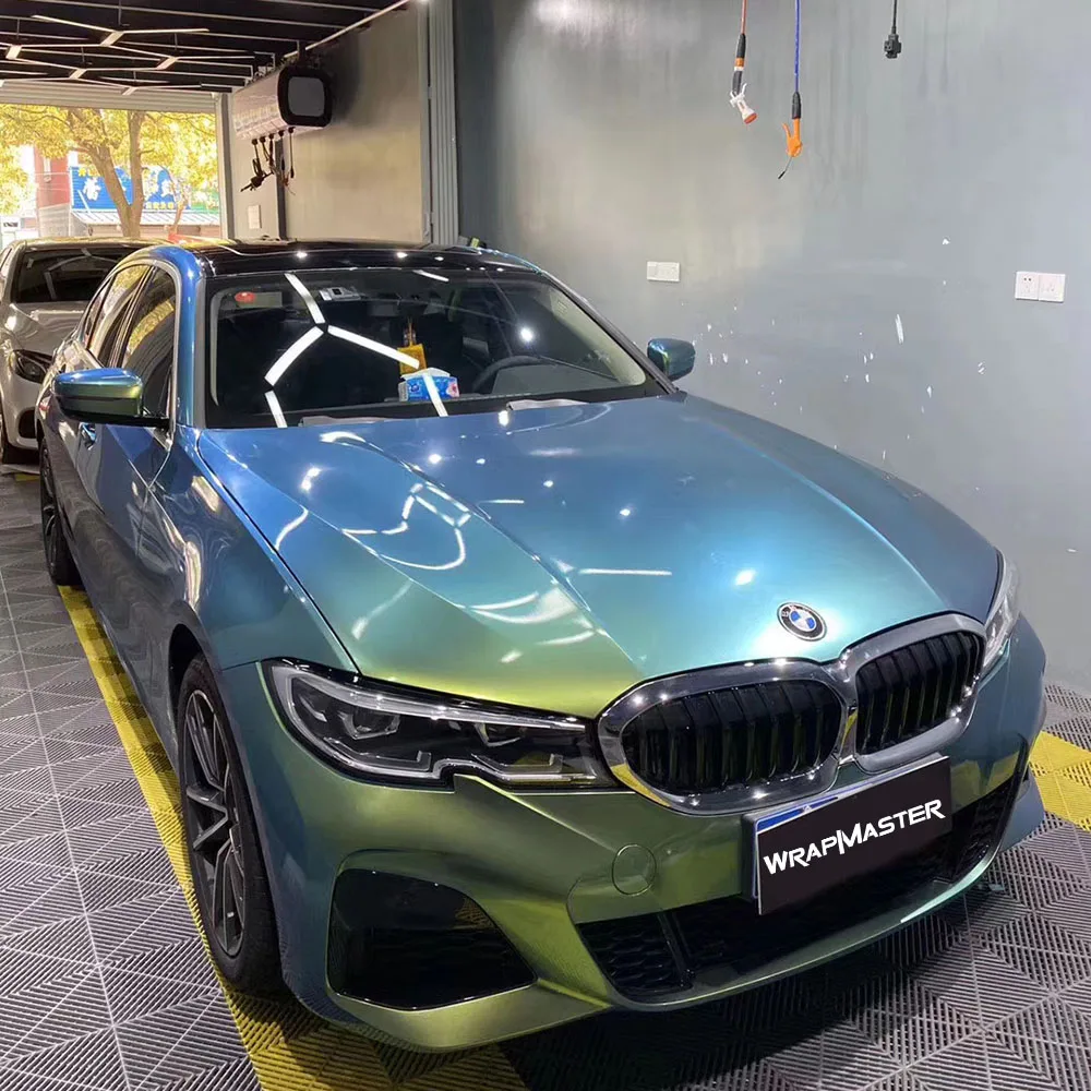 Wrapmaster chameleon glossy Diamond jungle green vehicle Wraps Vinyl full Car body film
Wrapmaster chameleon glossy Diamond jungle green vehicle Wraps Vinyl full Car body film