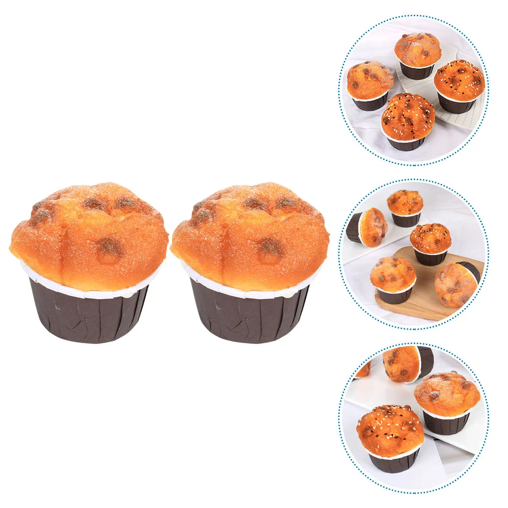 2 Pcs Lifelike Fake Cupcake Model Replica Simulation Cake Wafer Pu Balls Topper Shop Accessory Photography Prop Decorative Food
2 Pcs Lifelike Fake Cupcake Model Replica Simulation Cake Wafer Pu Balls Topper Shop Accessory Photography Prop Decorative Food