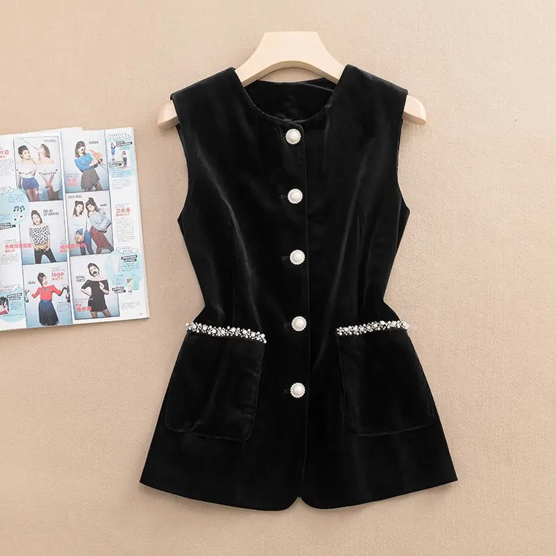 Женские однотонные жилеты из искусственного меха, женские термомодные пушистые майки с круглым вырезом, зимние женские элегантные куртки без рукавов, пальто TS762
Женские однотонные жилеты из искусственного меха, женские термомодные пушистые майки с круглым вырезом, зимние женские элегантные куртки без рукавов, пальто TS762