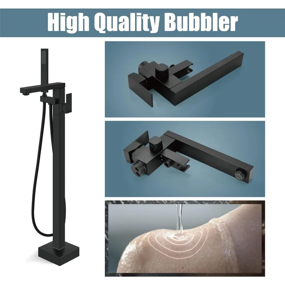 Freestanding Bathtub Faucet Floor Mount Tub Filler Single Handle Brass Standing Bathtub Tap
Freestanding Bathtub Faucet Floor Mount Tub Filler Single Handle Brass Standing Bathtub Tap