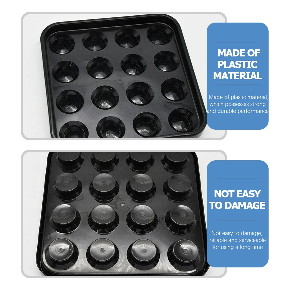 Billiard Balls Storage Tray Heavy Duty Plastic Material for Pool Table Organization Portable Ball Carrying Tray Snooker
Billiard Balls Storage Tray Heavy Duty Plastic Material for Pool Table Organization Portable Ball Carrying Tray Snooker