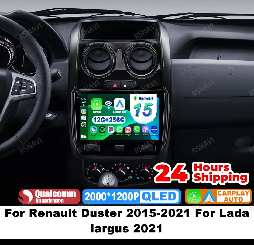 Автомобильный радиоприемник Android 15 для Renault Duster 2015-2021 для Lada Largus 2021 DSP 5G WIFI Видеоплеер 2 DIN 4G LTE GPS Стерео BT QLED
Автомобильный радиоприемник Android 15 для Renault Duster 2015-2021 для Lada Largus 2021 DSP 5G WIFI Видеоплеер 2 DIN 4G LTE GPS Стерео BT QLED