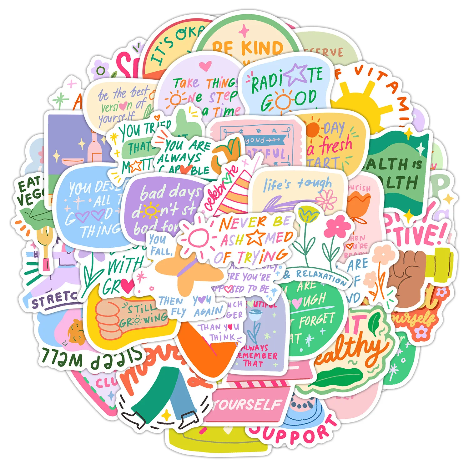 10/50PCS Inspirational Phrases Graffiti Stickers Funny Label Style Cartoon Sticker Fridge Luggage Laptop Phone Guitar Bike Toys
10/50PCS Inspirational Phrases Graffiti Stickers Funny Label Style Cartoon Sticker Fridge Luggage Laptop Phone Guitar Bike Toys