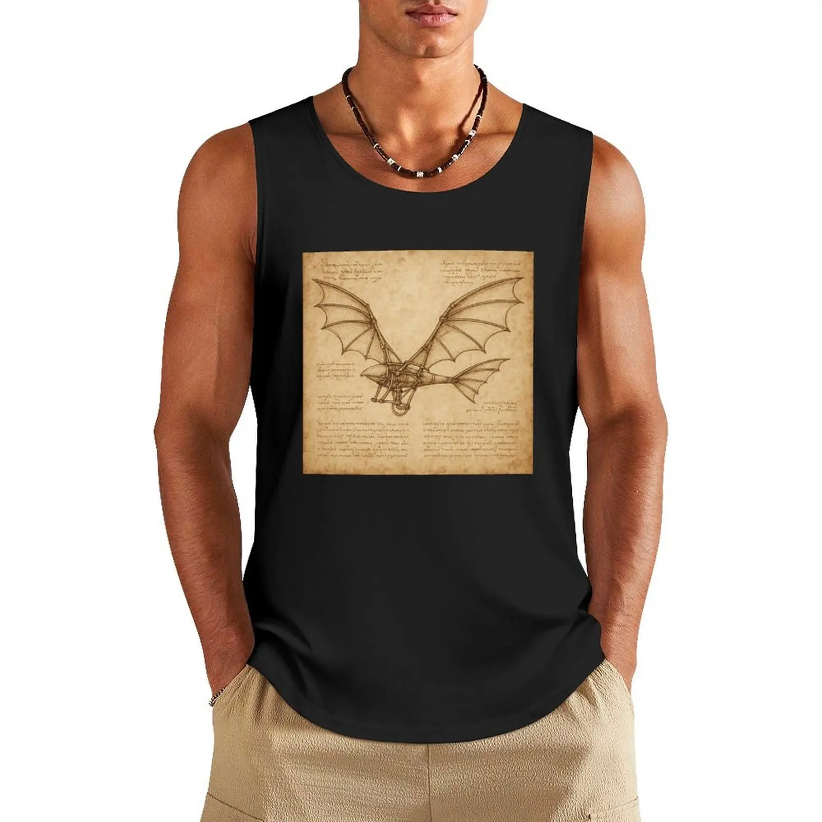 Ornithopter - Leonardo da Vinci Tank Top anime top Sleeveless T-shirt cool things sleeveless
Ornithopter - Leonardo da Vinci Tank Top anime top Sleeveless T-shirt cool things sleeveless