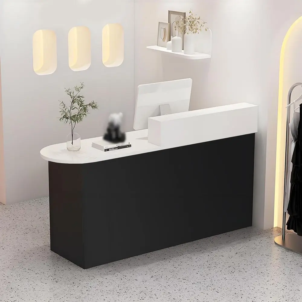 Retion Desk, ern ront Desk with Lockable Der & Cabinet, Retail Counter Checkout Table, Computer Workstation or Lobby, Sn, Oice
Retion Desk, ern ront Desk with Lockable Der & Cabinet, Retail Counter Checkout Table, Computer Workstation or Lobby, Sn, Oice