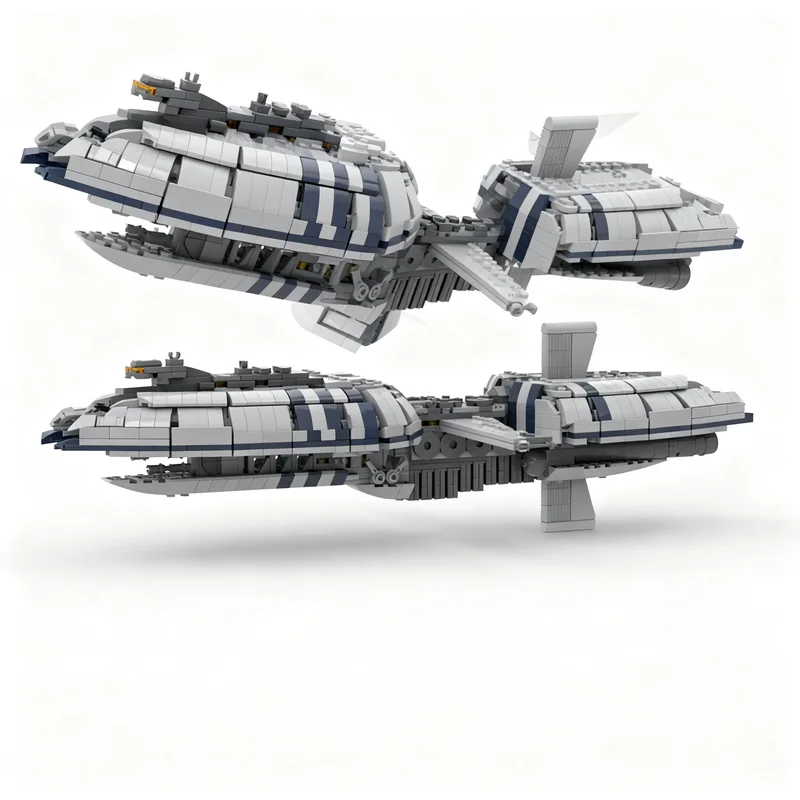 NEW 1276PCS Star Battle Movie MOC Munificent-class Space Frigate Model DIY Creative Ideas Child Toy Assembly Puzzle BirthdayGift
NEW 1276PCS Star Battle Movie MOC Munificent-class Space Frigate Model DIY Creative Ideas Child Toy Assembly Puzzle BirthdayGift