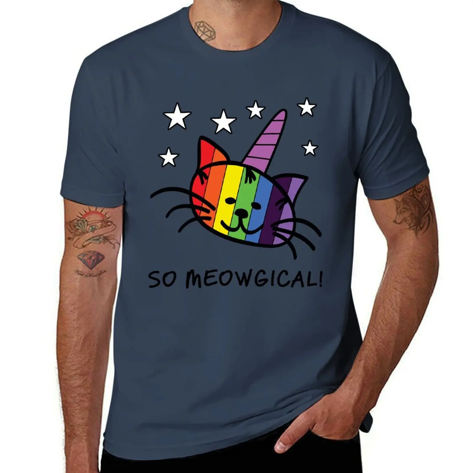 Cat Unicorn T UniKitty Meowgical Shirt So T-Shirt Work Casual Loose Fit T-Shirt
Cat Unicorn T UniKitty Meowgical Shirt So T-Shirt Work Casual Loose Fit T-Shirt