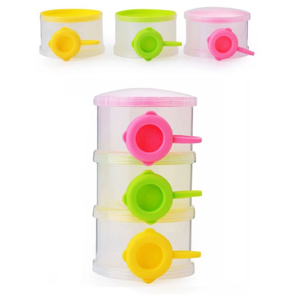Baby Milk Powder Container 3 Layers Formula Dispenser Non-Spill Travel Storage Stackable Snack Organizer PP
Baby Milk Powder Container 3 Layers Formula Dispenser Non-Spill Travel Storage Stackable Snack Organizer PP