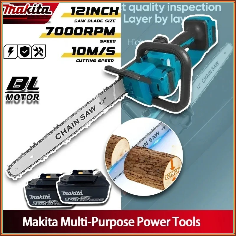 Makita 2200W Tools Portable Chainsaw Brushless Electric Chain Saw Rechargeable Cordless Graden Pruning For Makita Battery
Makita 2200W Tools Portable Chainsaw Brushless Electric Chain Saw Rechargeable Cordless Graden Pruning For Makita Battery