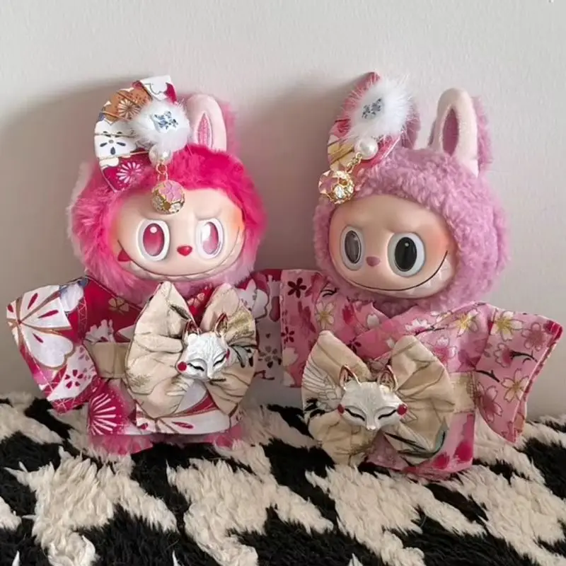 Koi Cherry Blossom Pattern Japanese Style Dress Up Outfit For 17cm Labubu Doll Kimono Doll Suit Set Doll Clothes
Koi Cherry Blossom Pattern Japanese Style Dress Up Outfit For 17cm Labubu Doll Kimono Doll Suit Set Doll Clothes