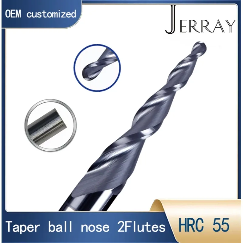 Фрезы с ЧПУ JERRAY HRC55 Твердый карбид вольфрама Конические сферические концевые фрезы с ЧПУ 2D 3D Резьбовые биты Фреза
Фрезы с ЧПУ JERRAY HRC55 Твердый карбид вольфрама Конические сферические концевые фрезы с ЧПУ 2D 3D Резьбовые биты Фреза