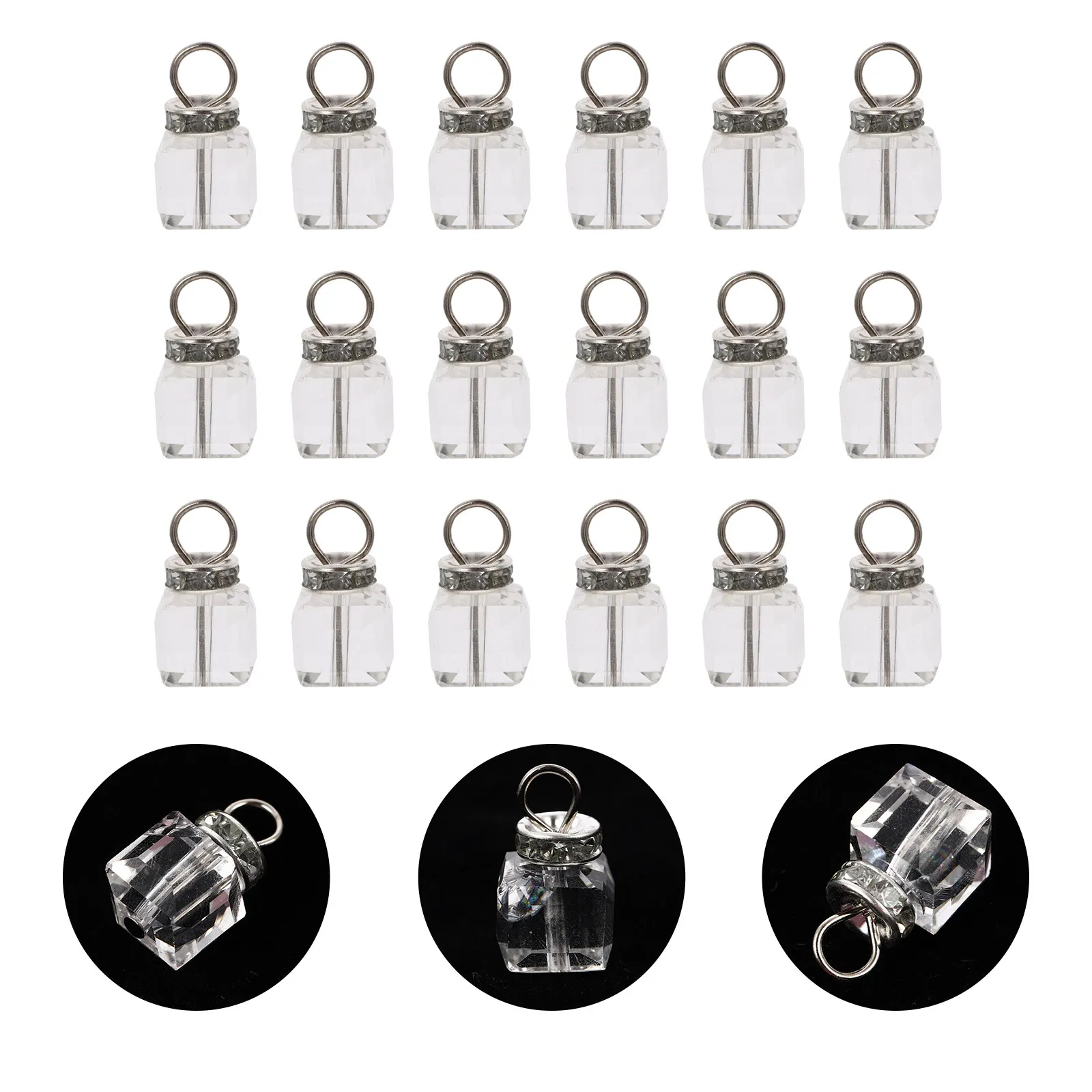 100Pcs Crystal Pendant DIY Exquisite Necklace Making Accessory Decorative Jewelry Parts Romantic Gift Supplies for Crafts
100Pcs Crystal Pendant DIY Exquisite Necklace Making Accessory Decorative Jewelry Parts Romantic Gift Supplies for Crafts