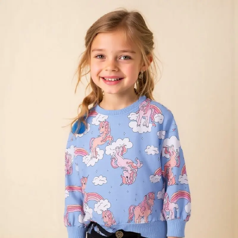 Little maven, новые осенние топы с героями мультфильмов для маленьких девочек, детская одежда, Радужный свитшот с единорогом для девочек, детские кофты, уличная одежда
Little maven, новые осенние топы с героями мультфильмов для маленьких девочек, детская одежда, Радужный свитшот с единорогом для девочек, детские кофты, уличная одежда