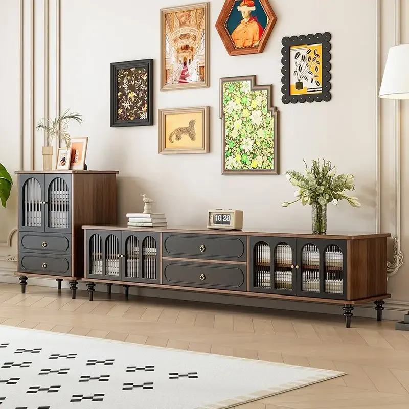 05 TV cabinet coffee table combination all solid wood French retro living room home locker small apartment storage cabinet
05 TV cabinet coffee table combination all solid wood French retro living room home locker small apartment storage cabinet