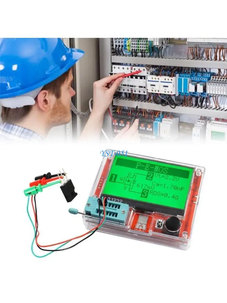 E15A Upgraded Transistor Tester Handy Diagnostic Tool for Electronic Circuit Testing Convenient Tool for Analysis & Repair
E15A Upgraded Transistor Tester Handy Diagnostic Tool for Electronic Circuit Testing Convenient Tool for Analysis & Repair