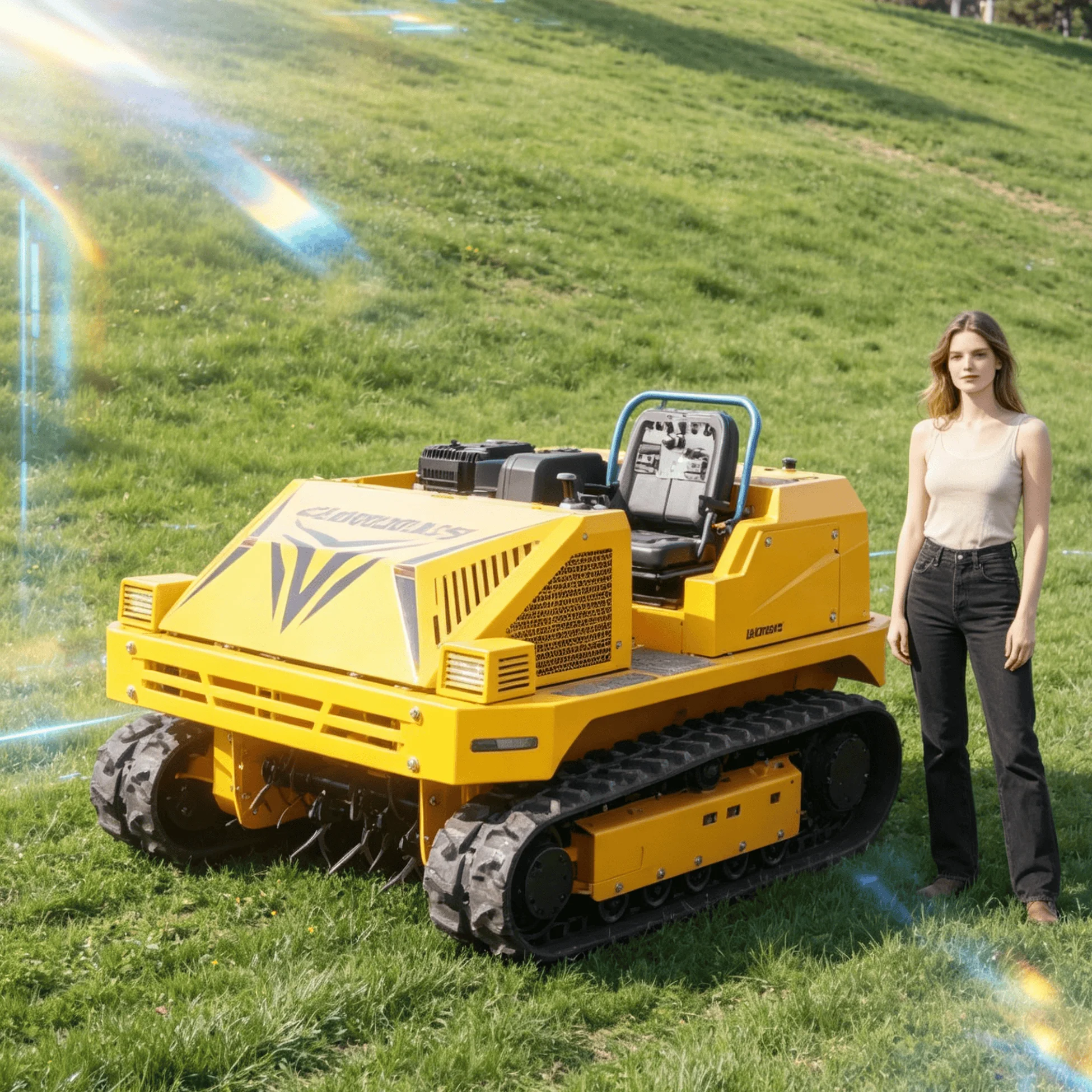 Customized lawn mower with remote control compact garden machine flexible operation for small yard lawn daily care
Customized lawn mower with remote control compact garden machine flexible operation for small yard lawn daily care