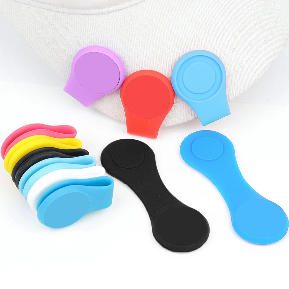 Silicone Golf Hat Clip Ball Marker Holder for Position Calibrating with Magnet
Silicone Golf Hat Clip Ball Marker Holder for Position Calibrating with Magnet