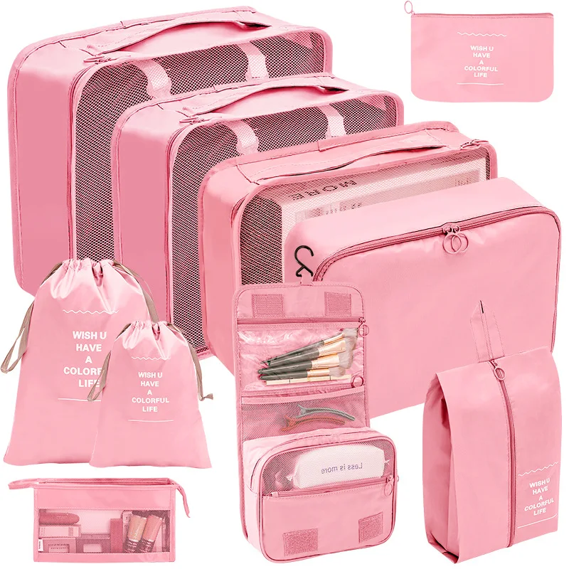 8Pcs Set Travel Organizer Storage Bags Suitcase Packing Cubes Cases Portable Wardrobe Luggage Clothes Shoe Pouch Fold
8Pcs Set Travel Organizer Storage Bags Suitcase Packing Cubes Cases Portable Wardrobe Luggage Clothes Shoe Pouch Fold