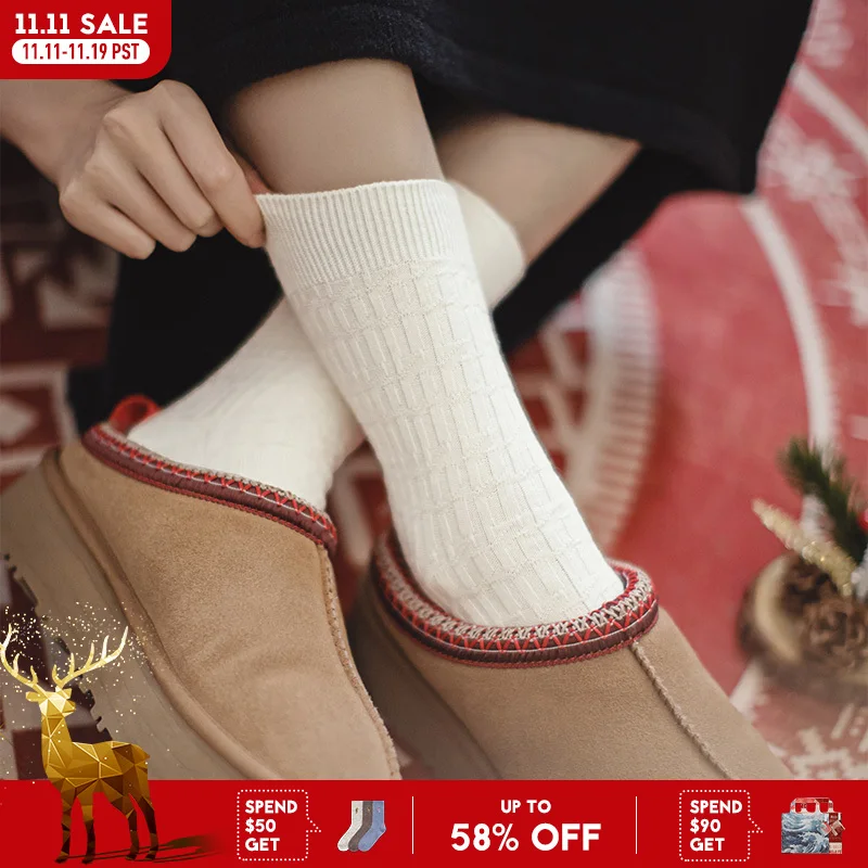 Женские вязаные рождественские винтажные спортивные носки до середины икры Maden, универсальные однотонные длинные носки на осень и зиму
Женские вязаные рождественские винтажные спортивные носки до середины икры Maden, универсальные однотонные длинные носки на осень и зиму