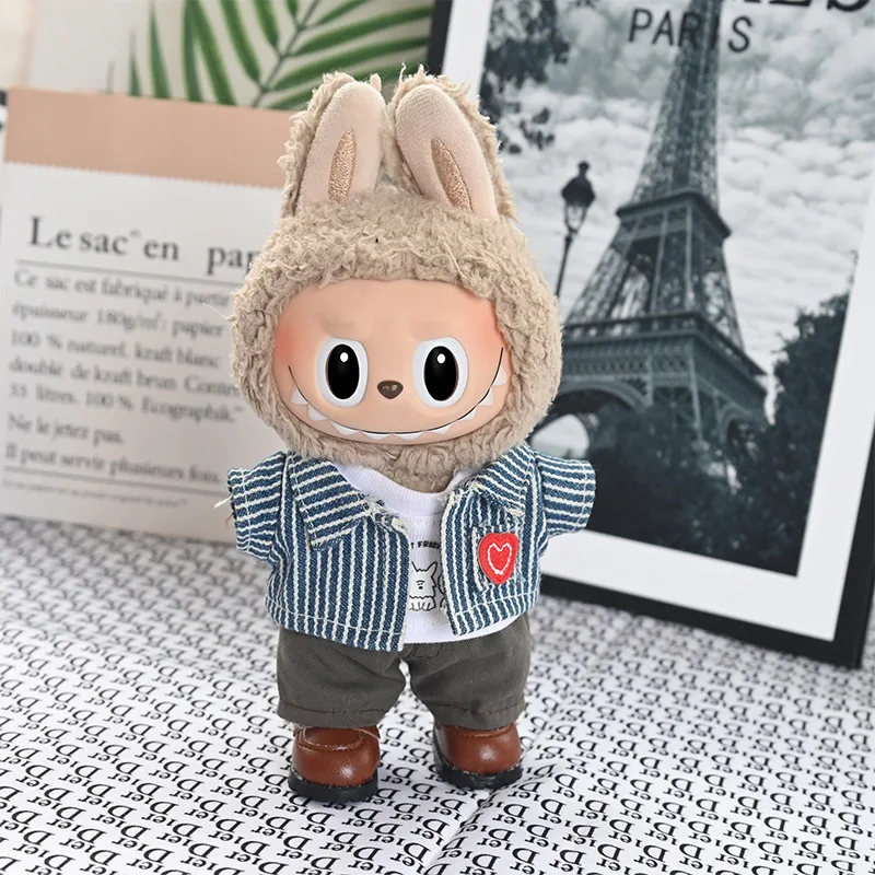 Labubu 1-3 Gen Doll Clothes Light Denim 2-in-1 Hoodie & Pants Set Casual Outfits for 15/17cm Vinyl Dolls Labubu Accessories
Labubu 1-3 Gen Doll Clothes Light Denim 2-in-1 Hoodie & Pants Set Casual Outfits for 15/17cm Vinyl Dolls Labubu Accessories