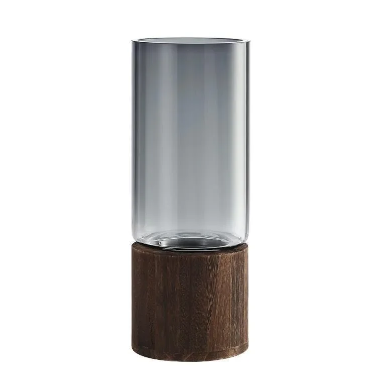 Nordic Light Luxury Glass Vase Wooden Bracket Base Creative Water Flowers Rose Dining Table Living Room Flower Decoration
Nordic Light Luxury Glass Vase Wooden Bracket Base Creative Water Flowers Rose Dining Table Living Room Flower Decoration