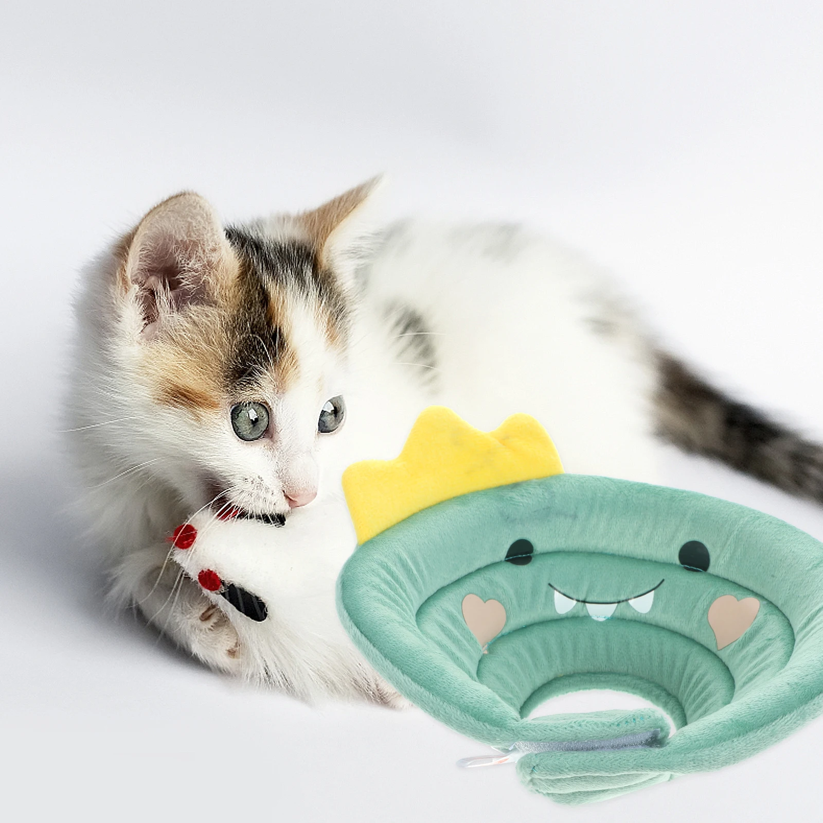 Cat Recovery Collar for after Surgery Pet Protective Collars Breathable Soft Cone Sponge
Cat Recovery Collar for after Surgery Pet Protective Collars Breathable Soft Cone Sponge