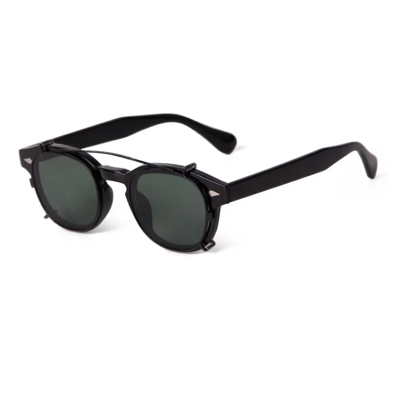 Vintage Rivet Steampunk Clip on Sunglasses Women Men Retro Classic Round Removable Flip Polarized Lens Sun Glasses Gafas De Sol
Vintage Rivet Steampunk Clip on Sunglasses Women Men Retro Classic Round Removable Flip Polarized Lens Sun Glasses Gafas De Sol