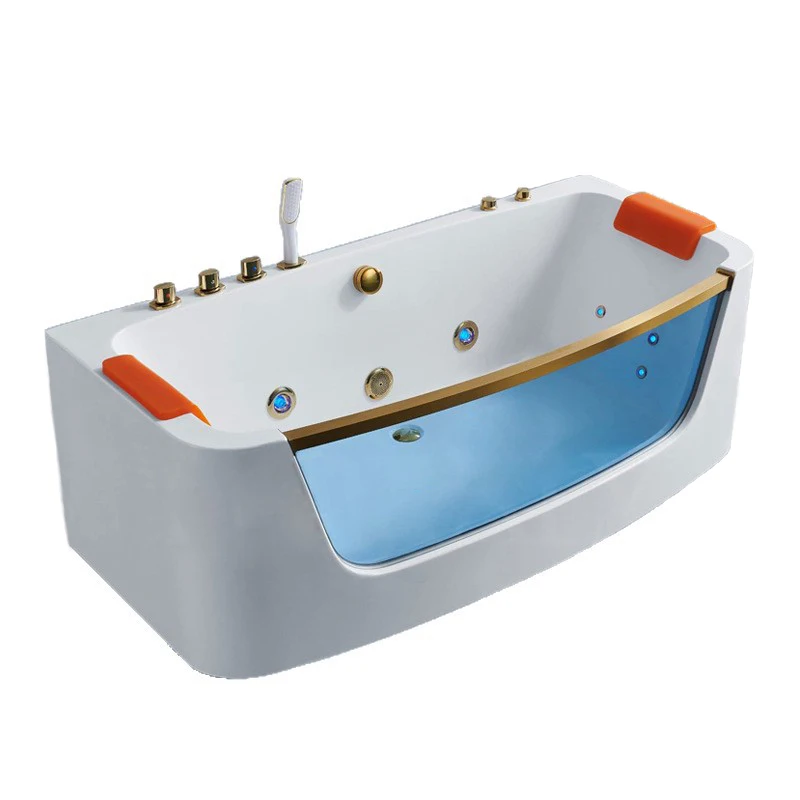 1750mm Surfing Massaging Whirlpool Bathtub Acrylic Hydromassage Three Side Skirts Hot Tub NS1601G
1750mm Surfing Massaging Whirlpool Bathtub Acrylic Hydromassage Three Side Skirts Hot Tub NS1601G
