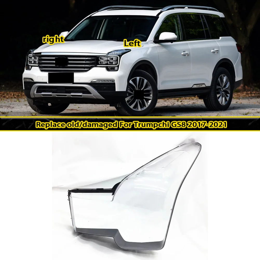 Headlamp Shell Mask For Trumpchi GS8 2017-2021 Headlight Cover Transparent Lampshdade Lens Plexiglass Auto Replacement Parts
Headlamp Shell Mask For Trumpchi GS8 2017-2021 Headlight Cover Transparent Lampshdade Lens Plexiglass Auto Replacement Parts
