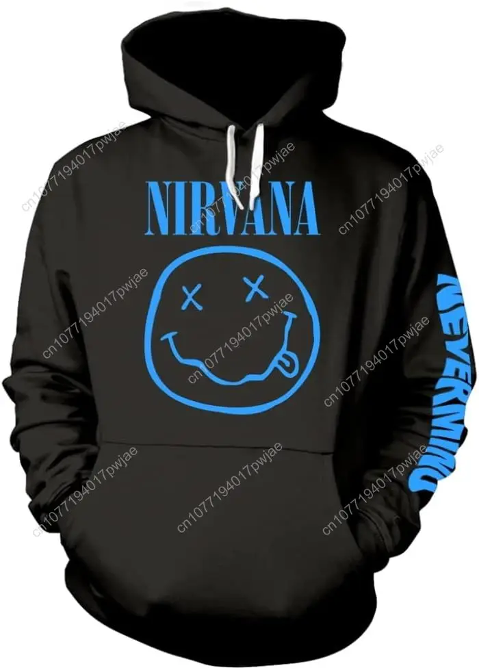 Nirvana 'Nevermind' (White) Pull Over Hoodie Casual Sweatshirt With Pockets
Nirvana 'Nevermind' (White) Pull Over Hoodie Casual Sweatshirt With Pockets