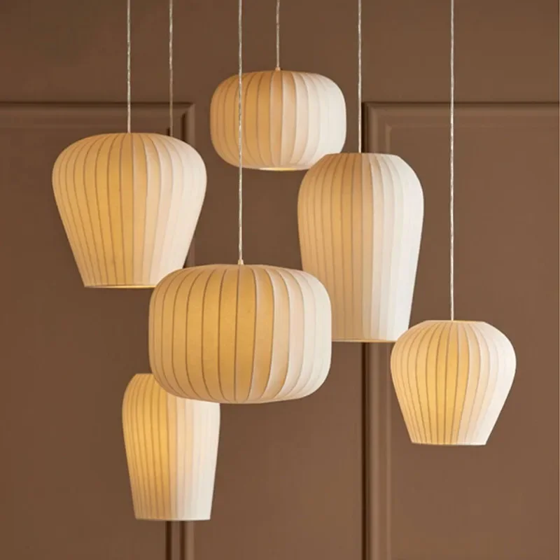 Nordic Creative Fabric Pendant Light for Bedroom Living Room Decoration Restaurant Table Modern Minimalism Suspension Luminaires
Nordic Creative Fabric Pendant Light for Bedroom Living Room Decoration Restaurant Table Modern Minimalism Suspension Luminaires