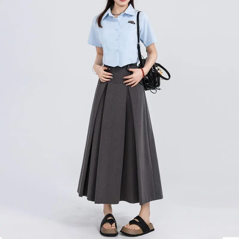 2025 Spring Chic and Minimalist Pleated A-Line Skirt for Women, Perfect for Creating both Casual and Formal Looks
2025 Spring Chic and Minimalist Pleated A-Line Skirt for Women, Perfect for Creating both Casual and Formal Looks
