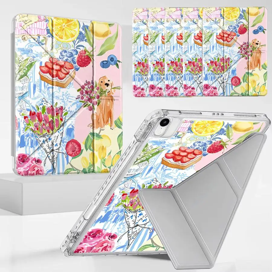Cute Summer Fruit Flower Holder Cover Tablet Case For iPad Pro 11th 10th 9th 8th 7th 12.9inch Mini 6 7 Air 4 5 M3 M2 M4 11inch
Cute Summer Fruit Flower Holder Cover Tablet Case For iPad Pro 11th 10th 9th 8th 7th 12.9inch Mini 6 7 Air 4 5 M3 M2 M4 11inch