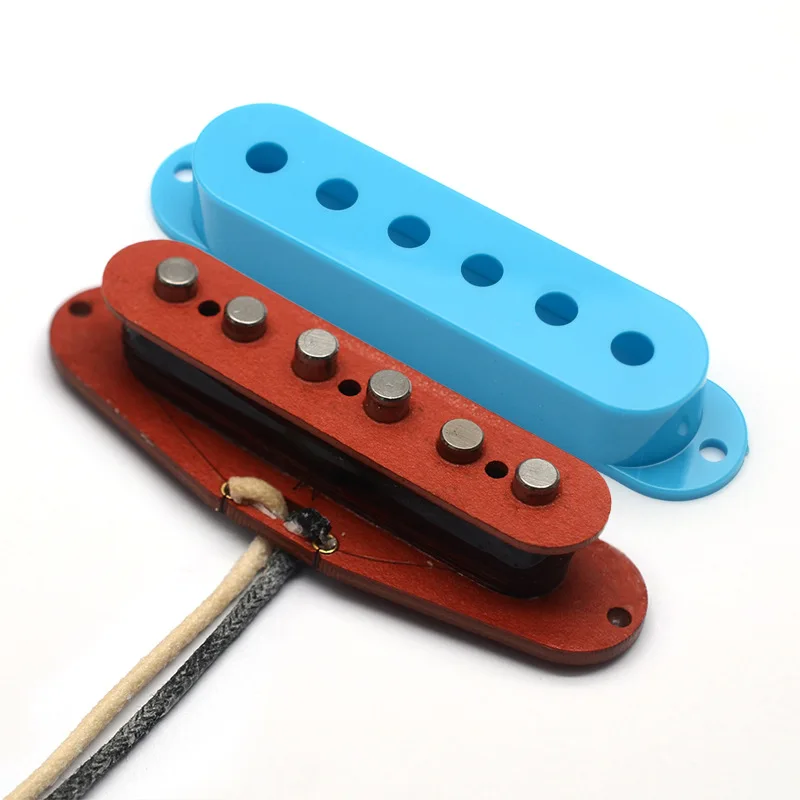 Electric Guitar SSS Alnico 5 Pickups , Red Fiber Bobbins, Single Coil Set, for ST Style Electric Guitar Replacement Parts
Electric Guitar SSS Alnico 5 Pickups , Red Fiber Bobbins, Single Coil Set, for ST Style Electric Guitar Replacement Parts