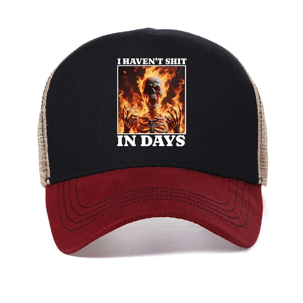 I Haven't Shit in Days letter baseball cap fashion men women adjustable mesh trucker hat casual Snapback hats sports sun caps
I Haven't Shit in Days letter baseball cap fashion men women adjustable mesh trucker hat casual Snapback hats sports sun caps