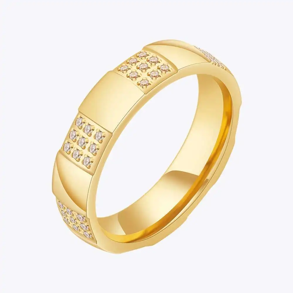 ENFASHION Anillos Square Zircon Ring For Women's Stainless Steel 18K Plated Gold Rings Street Fashion Simple Jewerly Party R4225
ENFASHION Anillos Square Zircon Ring For Women's Stainless Steel 18K Plated Gold Rings Street Fashion Simple Jewerly Party R4225