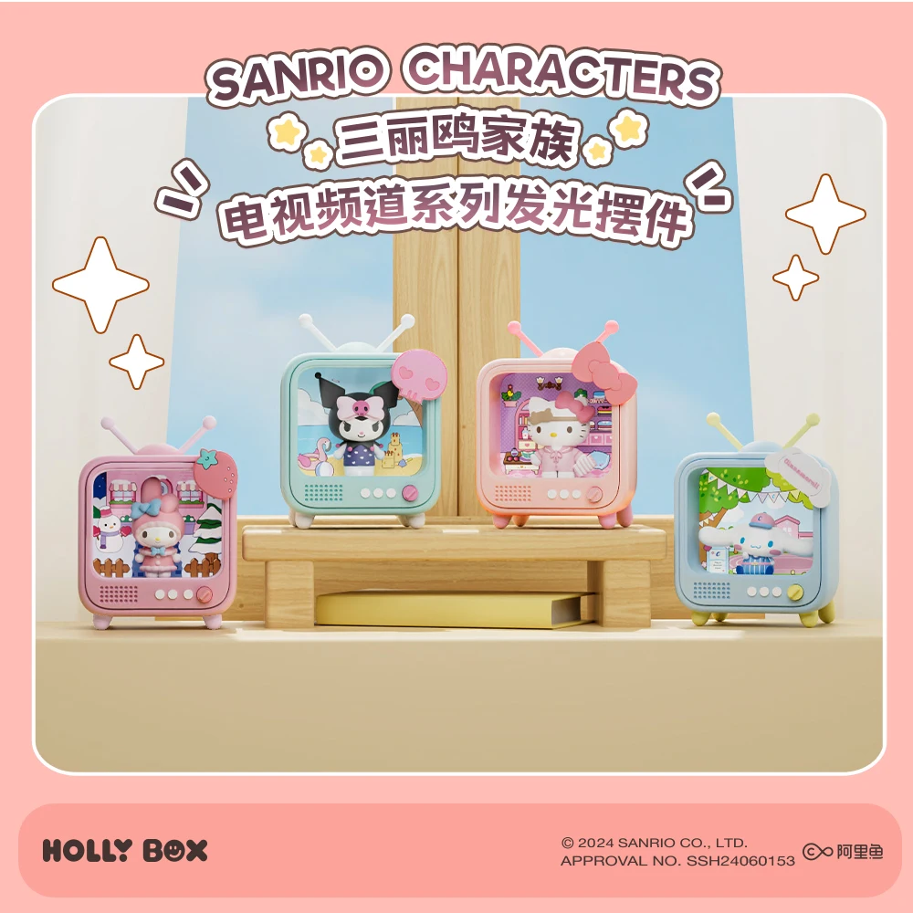 Sanrio family peripheral TV channel luminous desktop ornament doll figure exquisite gift hello kitty, kuromi, cinnamoroll,melody
Sanrio family peripheral TV channel luminous desktop ornament doll figure exquisite gift hello kitty, kuromi, cinnamoroll,melody
