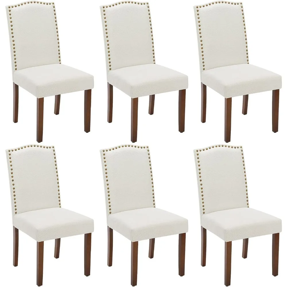 Dining Chairs Set of 6, Upholstered Fabric Kitchen Room Chairs Mid Century Modern High-End Dining Room Side Chairs
Dining Chairs Set of 6, Upholstered Fabric Kitchen Room Chairs Mid Century Modern High-End Dining Room Side Chairs