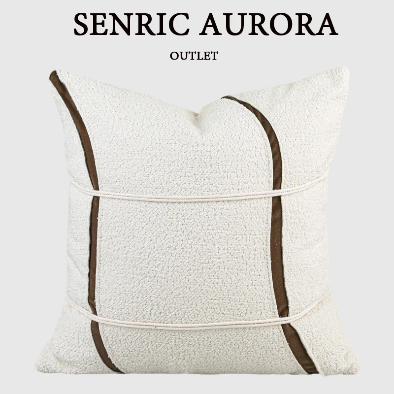 Design French Style Splicing Pillow Case Coffee Beige Color Block Cushion Cover For Modern Home Sofa Bed Decor
Design French Style Splicing Pillow Case Coffee Beige Color Block Cushion Cover For Modern Home Sofa Bed Decor