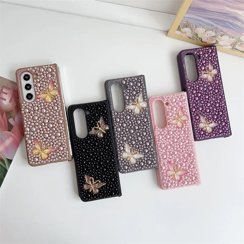 Luxury Cute Bead Butterfly Phone Case For Samsung Galaxy Z Fold 6 5 4 3 Z Fold5 Fold4 Fold6 Fold5 Cover Shockproof Cases Funda
Luxury Cute Bead Butterfly Phone Case For Samsung Galaxy Z Fold 6 5 4 3 Z Fold5 Fold4 Fold6 Fold5 Cover Shockproof Cases Funda